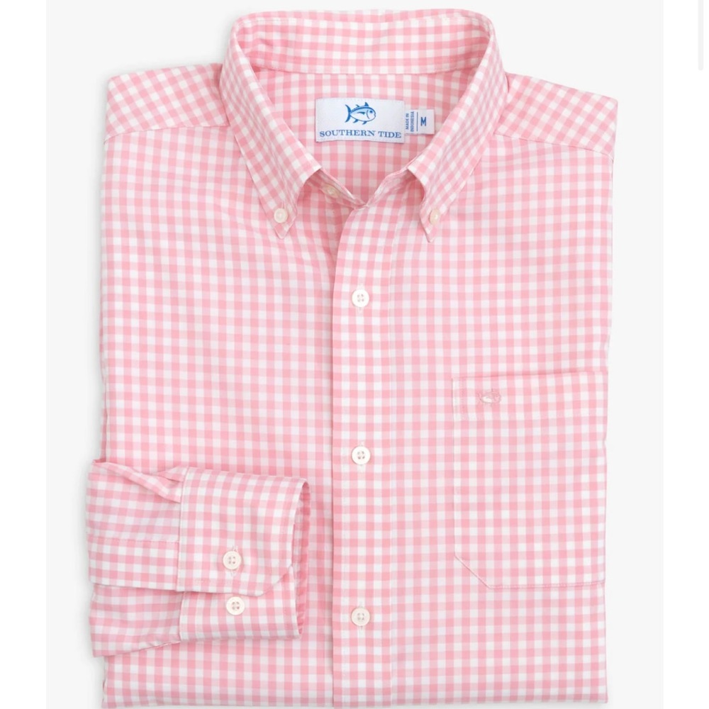 Southern Tide Men’s Heather Hartwell Plaid Intercoastal Sport Shirt